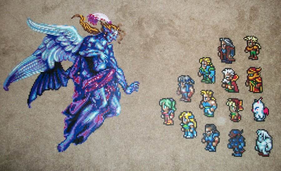 Final Fantasy VI avec les sprites originaux